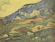Vincent Van Gogh Les Alpilles,Mountainous Landscape near Saint-Remy (nn04) china oil painting artist